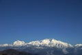 Mount Kangchenjunga, Himalayans Royalty Free Stock Photo