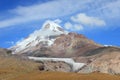 Mount Kazbek (Mkinvartsveri) (Georgia) Royalty Free Stock Photo