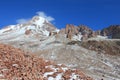 Mount Kazbek (Mkinvartsveri) in september (Georgia) Royalty Free Stock Photo