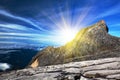 Mount Kinabalu Royalty Free Stock Photo