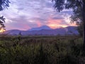 Mount Kinabalu morning view Royalty Free Stock Photo