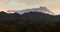 Mount Kinabalu, the tallest mountain in Southeast Asia Royalty Free Stock Photo