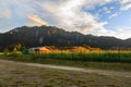 Mount Kinabalu view form Dream World Resort, Kundasang, Sabah, Borneo Royalty Free Stock Photo