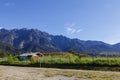 Mount Kinabalu view form Dream World Resort, Kundasang, Sabah, Borneo Royalty Free Stock Photo