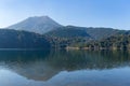 Mount Kirishima and blue sky Royalty Free Stock Photo