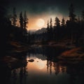 Mount Kosciuszko Landscape Wallpaper At Moonlight