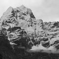 Mount Kusum Kanguru, 6367 m. Royalty Free Stock Photo