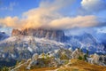 Mount Lagazuoi, Falzarego path, Dolomites