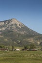Mount Lamborn peak, Paonia, Colorado Royalty Free Stock Photo