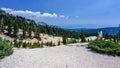 Mount lassen viewed from Bumpass Hell at Lassen Volcanic National Park Royalty Free Stock Photo