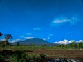 Mount Lawu, which is located on the border of East Java and Central Java, is one of the mountains frequently visited by climbers. Royalty Free Stock Photo