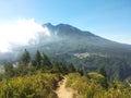 This is Mount Lawu which is located in Indonesia, East Java, Royalty Free Stock Photo