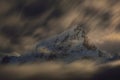 Mount Lhotse by night. Royalty Free Stock Photo