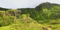 Mount Liamuiga on Saint Kitts Royalty Free Stock Photo