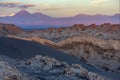 Mount Licancabur Volcano at dusk - Atacama Desert - Chile Royalty Free Stock Photo