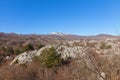 Mount Lovcen in Lovcen national park near Cetinje, Montenegro