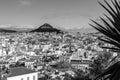 Mount Lycabettus is a Cretaceous limestone hill in Athens, Greece