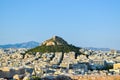 Mount Lycabettus in Athens.