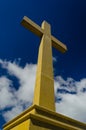 Mount Macedon Memorial Cross against a blue sky Royalty Free Stock Photo