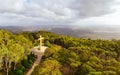 Mount Macedon Memorial Cross in Australia Royalty Free Stock Photo