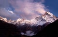 Mount Machapuchare (Fishtail) sunset