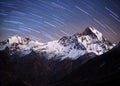 Mount Machapuchare, Nepal Himalayas Royalty Free Stock Photo