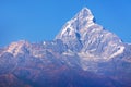 Mount Machhapuchhare, Annapurna, Nepal himalayas Royalty Free Stock Photo