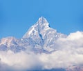 Mount Machhapuchhre, Annapurna area, Nepal himalayas Royalty Free Stock Photo