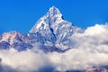 Mount Machhapuchhre or Machhapuchhare, Annapurna area Royalty Free Stock Photo