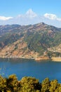 Mount Machhapuchhre and Phewa lake, Nepal himalayas