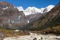 Mount Makalu from Barun valley, Nepal Himalayas