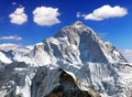 Mount Makalu 8463 m Royalty Free Stock Photo