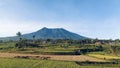 Mount Marapi West Sumatera at Morning Royalty Free Stock Photo