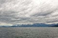 Mount Martial from Beagle Channel - Tierra del Fuego - Argentina Royalty Free Stock Photo