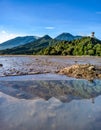 Mount Mas Administratively the mountain is in the Regency of North Bogor, West Puncak bogor& x28;Indonesian& x29;. Royalty Free Stock Photo