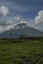 Mount Mayon volcano in the Philippines Royalty Free Stock Photo