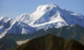 Mount Mckinley in summer from the route to Kantishna, Denali National Park, Alaska, United States