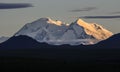 Mount McKinley at sunset Royalty Free Stock Photo