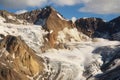 Mount Meager - a glacier covered volcano in British Columbia, Canada Royalty Free Stock Photo