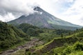 Mount Merapi, Active Stratovolcano, Indonesia Royalty Free Stock Photo