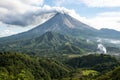 Mount Merapi, Active Stratovolcano, Indonesia Royalty Free Stock Photo