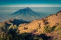 Mount Merbabu in morning