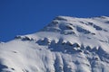 Mount Mittaghorn in winter Royalty Free Stock Photo