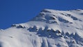 Mount Mittaghorn in winter Royalty Free Stock Photo