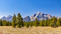 Mount Moran and Grand Teton