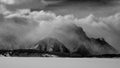 Mount Moran and the Grand Tetons in Winter