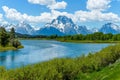Mount Moran at Oxbow Bend of Snake River
