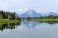 Mount Moran and the Snake River