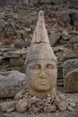 Mount Nemrut, Kingdom of Commagene, ancient statue heads. Turkey. Royalty Free Stock Photo