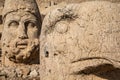 Mount Nemrut or Nemrud, Turkey. Monumental statues, royal tomb Royalty Free Stock Photo